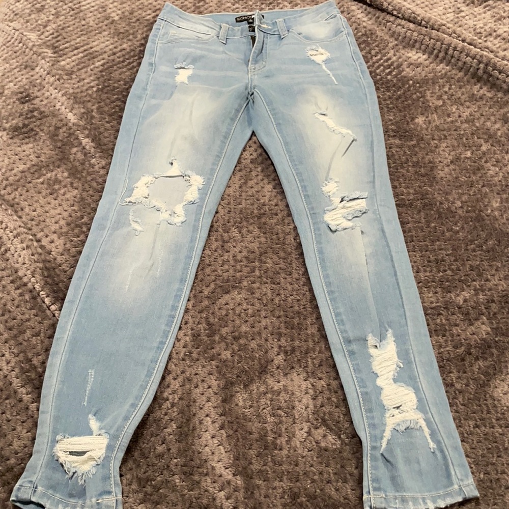 Fashion Nova Ripped Jeans